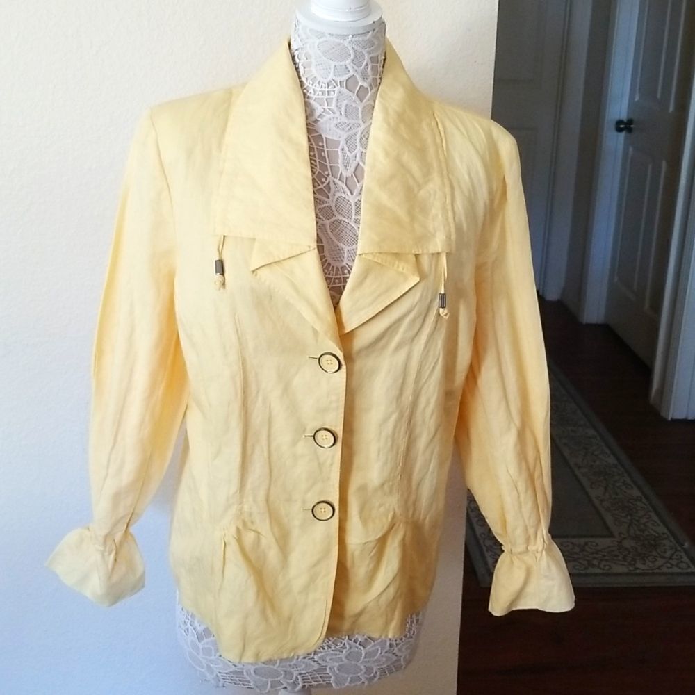 Chico's Oceanic Isle Tabytha Jacket New Size XL (Chicos Size 3)